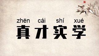 真才实学