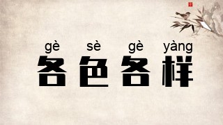 各色各样