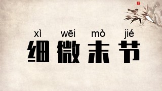 细微末节
