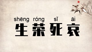生荣死哀
