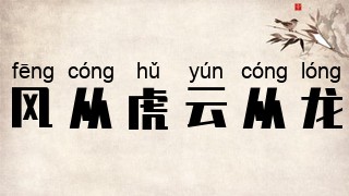 风从虎，云从龙