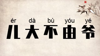 儿大不由爷
