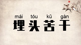 埋头苦干