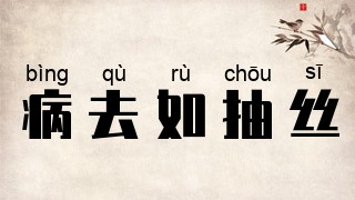 病去如抽丝