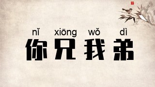 你兄我弟