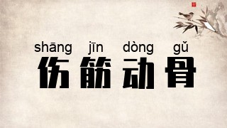 伤筋动骨