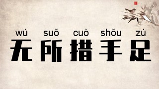 无所措手足