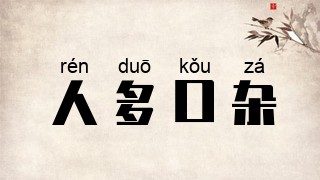 人多口杂