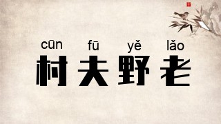 村夫野老