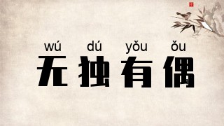 无独有偶