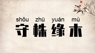 守株缘木