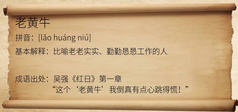 老黄牛