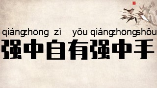 强中自有强中手