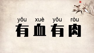 有血有肉