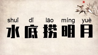 水底捞明月