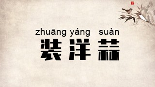 装洋蒜