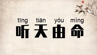 听天由命