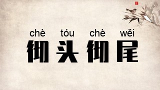 彻头彻尾