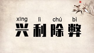 兴利除弊