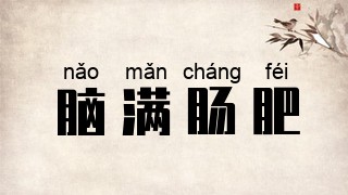 脑满肠肥
