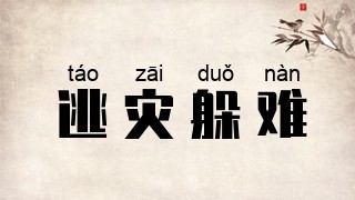 逃灾躲难
