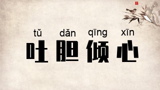 吐胆倾心