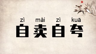 自卖自夸