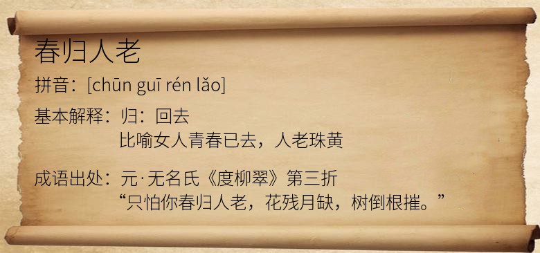 春归人老