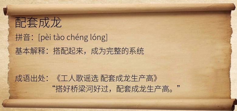 配套成龙