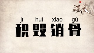 积毁销骨