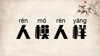 人模人样