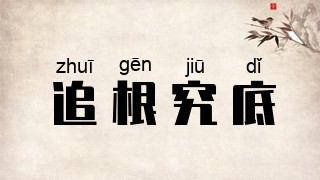 追根究底