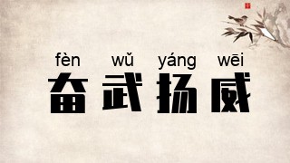奋武扬威