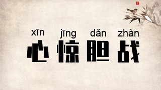 心惊胆战