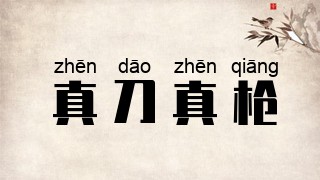 真刀真枪