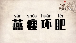 燕瘦环肥