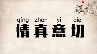 情真意切
