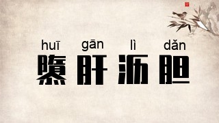 隳肝沥胆