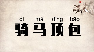 骑马顶包