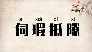 伺瑕抵隙