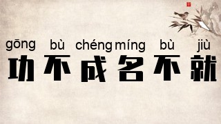 功不成，名不就