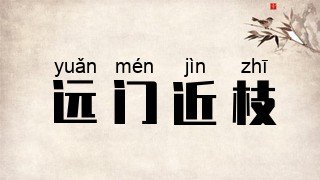 远门近枝