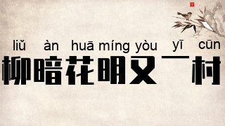 柳暗花明又一村