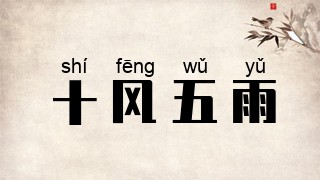 十风五雨