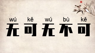 无可无不可