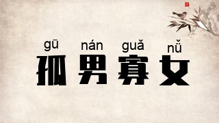 孤男寡女