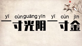 一寸光阴一寸金