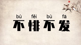 不悱不发