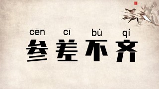 参差不齐