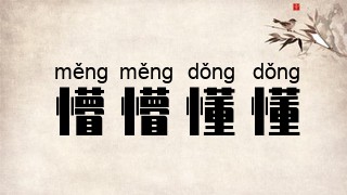 懵懵懂懂